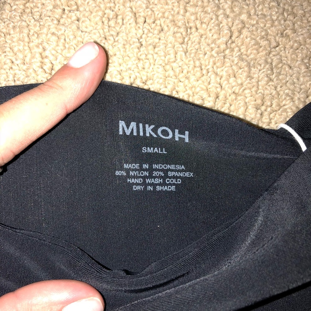 black and white mikoh bottoms
